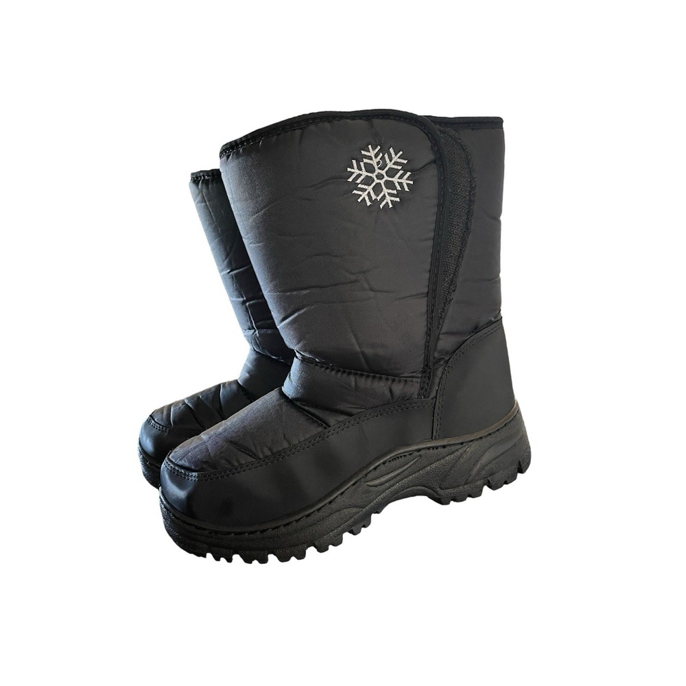 WFS WOMENS SNOWFLAKE BLACK‎ SNOW BOOTS SIZE 5